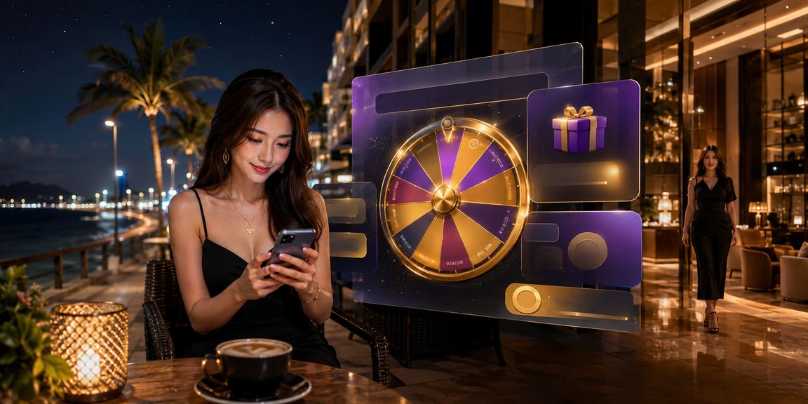 Pemain menikmati permainan lucky draw kasino gaya Kuantan